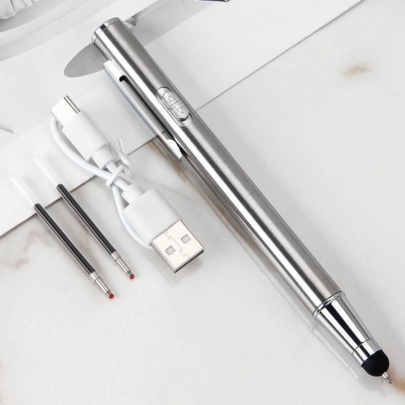 Doctors Nurses Use Pen Light TYPE-C Rechargeable LED Flashlight for Pupil Oral ENT Eye Check