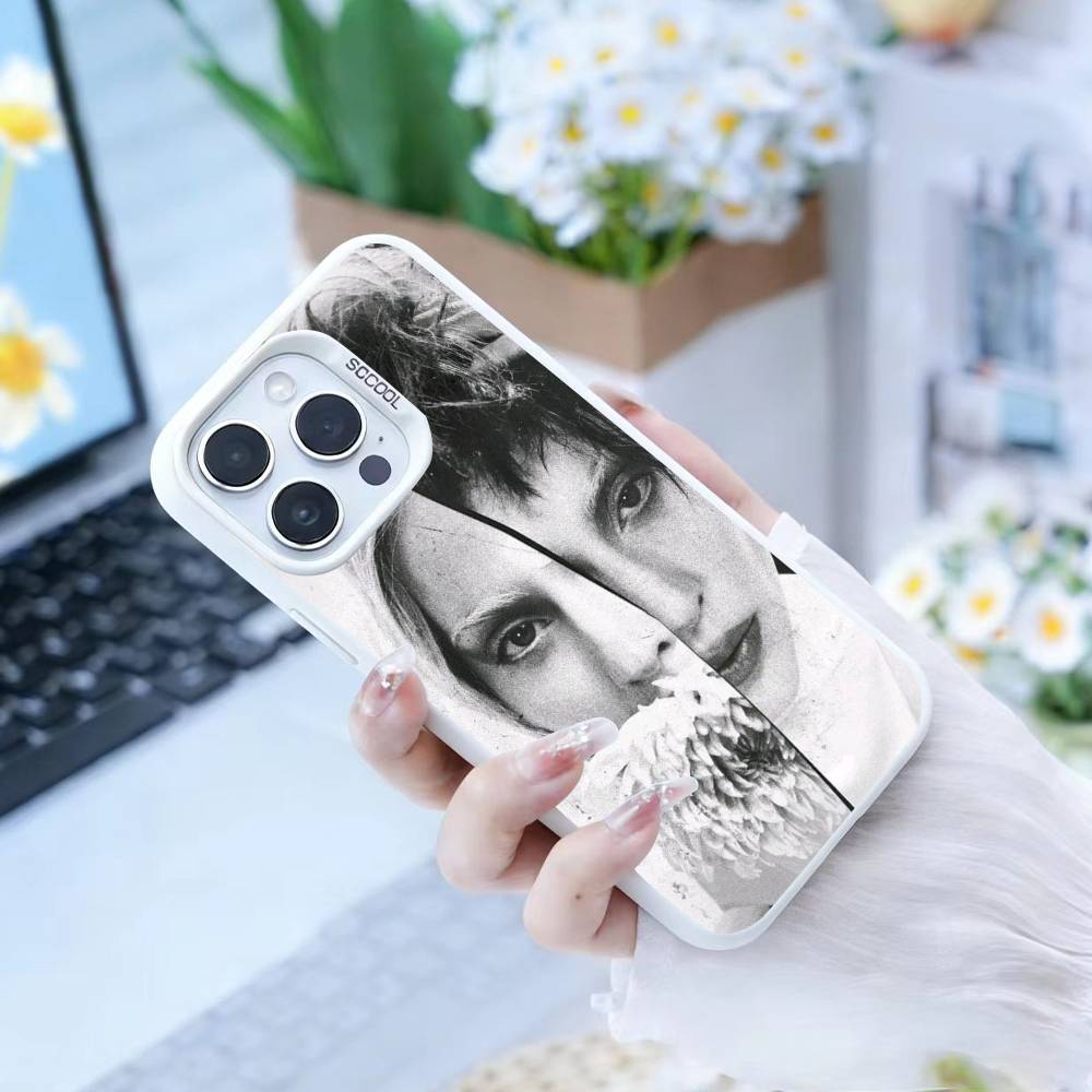 B-Lady Gaga  Phone Case For iPhone17, 16,15,14,13,12 Pro Max white Candy Matte Shockproof Cover