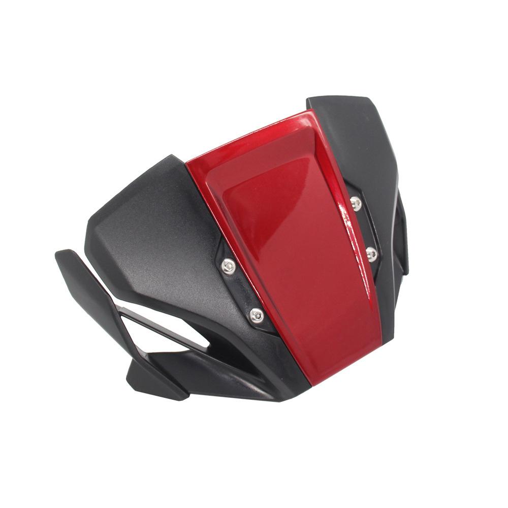Black+Red Windshield Wind Deflector For Honda CB650R 2019-2022 CB1000R 2018-2020