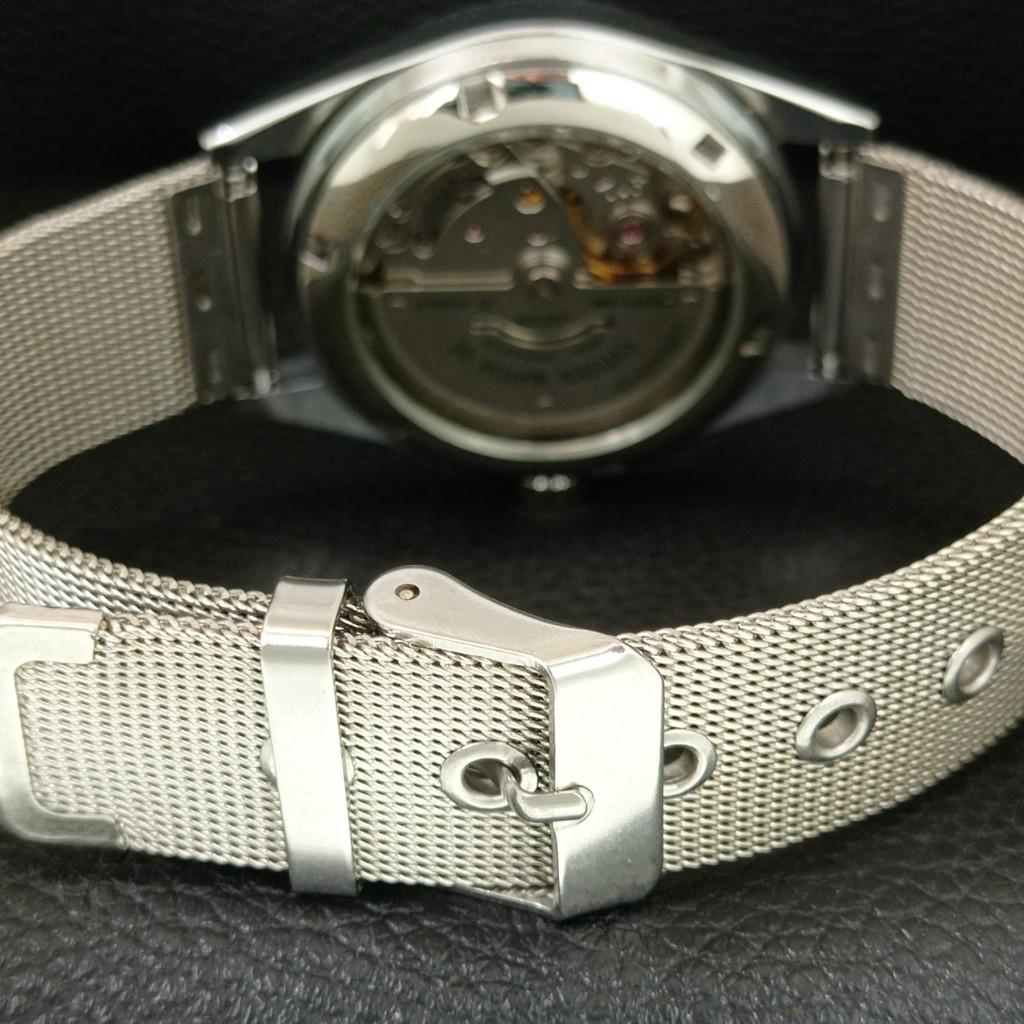 VINTAGE CITIZEN AUTOMATIC 8200 REFURBISHED JAPAN MENS BLUE DIAL WATCH a446756-1