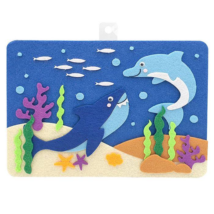 Felt Kit - Under the Sea - Creative Hobbies - Child - From 3 Years Old - CTOP