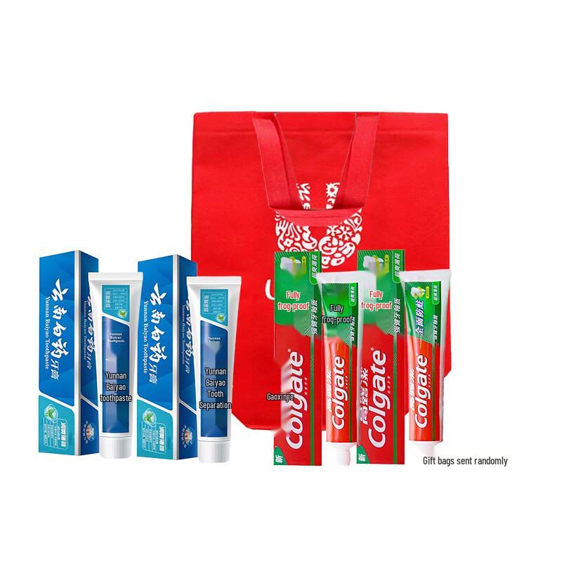 Yunnan Baiyao & Colgate Mint Toothpaste Bundle