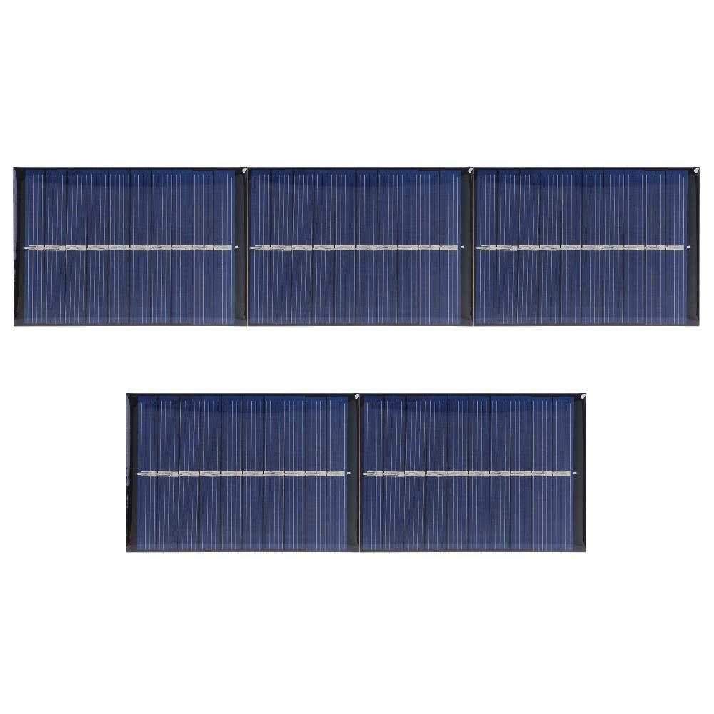 

5/10Pcs 0.6W 5V 280mA Solar Panel Battery Charger DIY Solar Cell Module Polycrystalline Charger for Courtyard Lighting System