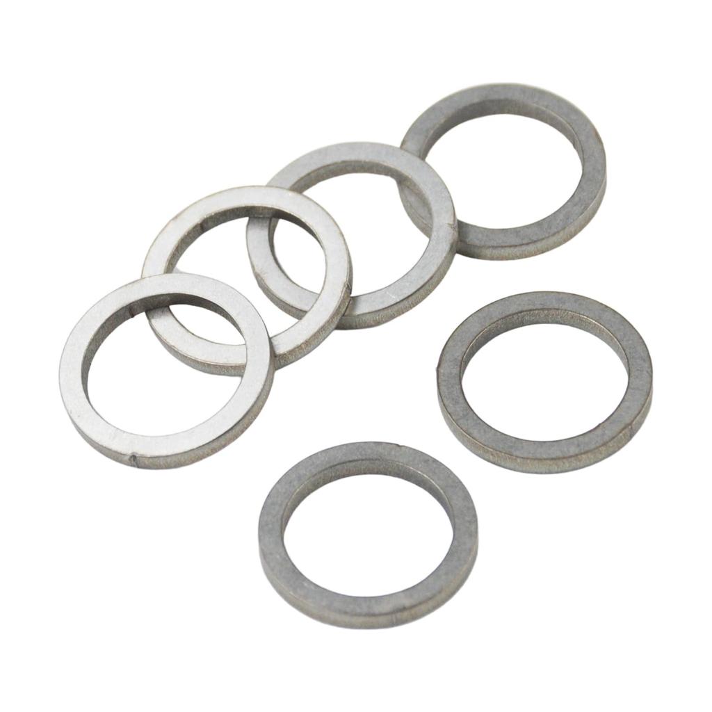 6pcs 90430-14M09-00 90430-14228-00 Engine Oil Drain Plug Gasket Compatible with Yamaha Outboard F100 F115 F150 F15 F20 F25 F30 F40 F50 F60 F70 F80