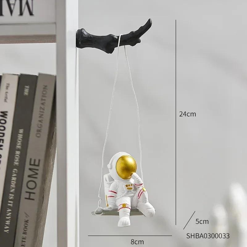 Klassische Astronautenstatue Wanddekoration Zum Aufhängen an der Wand Dekoration Kühlschrank Schlafzimmer Zuhause Wohnzimmer Ästhetische Zimmerdekoration