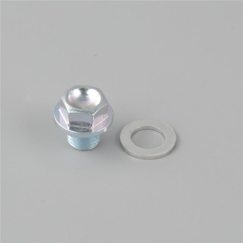 Oil Drain Plug with Seal/Gasket Locking Screw Oil Sump for Honda Odyssey Civic Fit SDL CRV