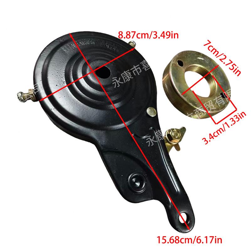 8-inch Mini Electric Scooter Brake Disc for Little Dolphin Ice Blue Rear Wheel