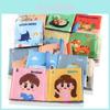 Baby 3d Cloth Book Early Learning Toy Animal Character Food Recognition Palm Book