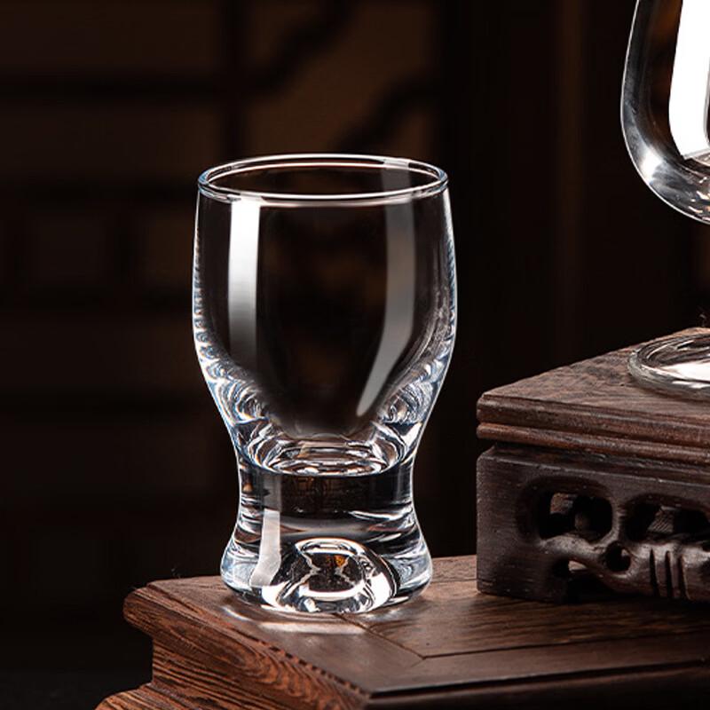 Shangqi Thickened Polka Dot Transparent Baijiu Glasses Set