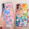 For Infinix Hot 12 Play 12i Cute Flower Butterfly Cat Painted Case For Infinix Hot12i 12Play Black Silicone Soft Phone Cases