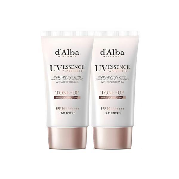 d'Alba Creme Solar Tone-Up Waterfull SPF50+ PA++++ Protetor Solar Hidratante Clareador 50ml