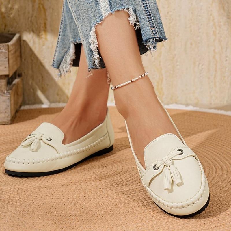 Women Flats Fashion Breathable Women Casual Shoes Slip On Ballet Shoes Walking Sneakers Women Shoes Retro Plus Size Loafers