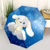 1pc Good Night Cinnamoroll Sanrio Pattern Automatic 3-Fold Umbrella, 8 Iron Frames, High-Value Folding Umbrella, Suitable for Office, Travel and Outdo
