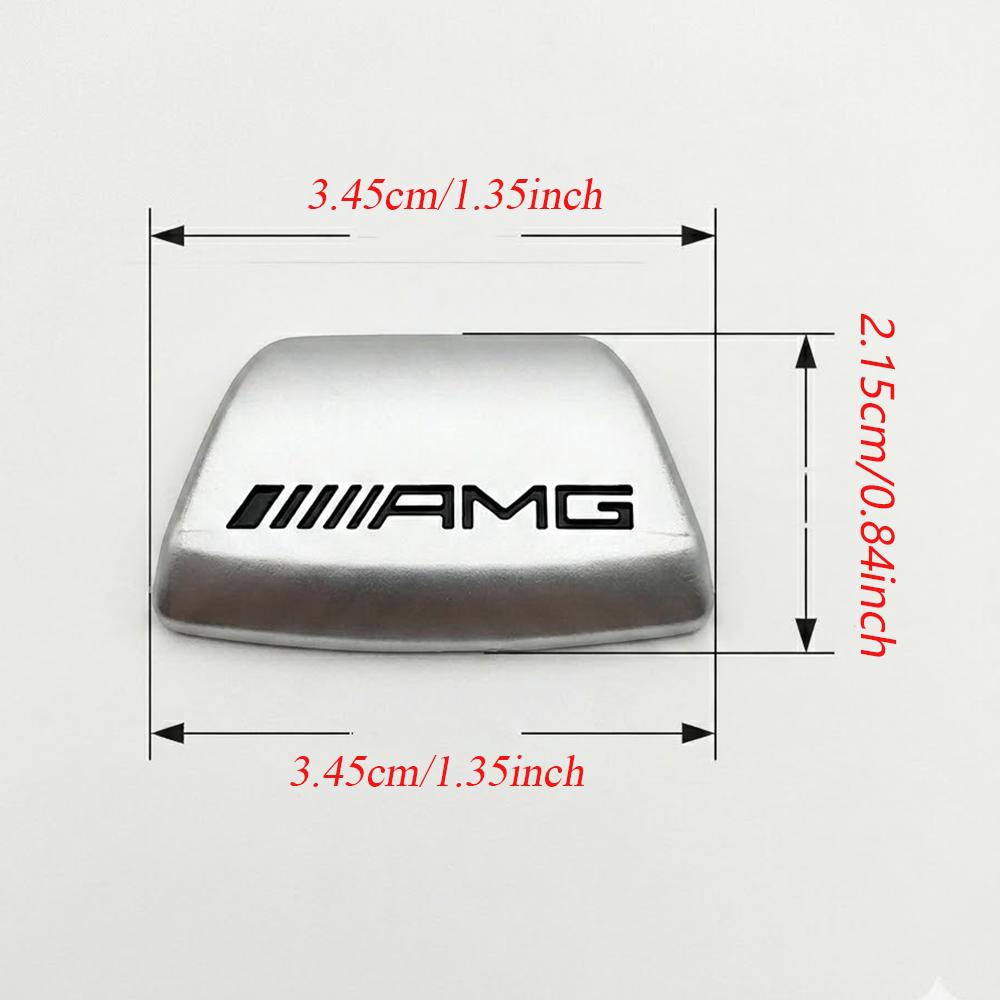 3D Metal Logo AMG Steering Wheel Badge Emblem Sticker Trim For Benz W205 W213 W204 W212 GLC GLE CLA Car Interior Accessories