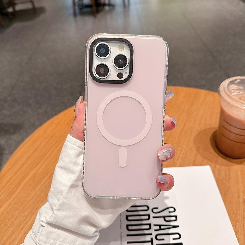 

For IP16promax Colorful IMD Skin-feeling Color Strip Magnetic Phone Case for IP6pro Camera For iPhone 16 pro max