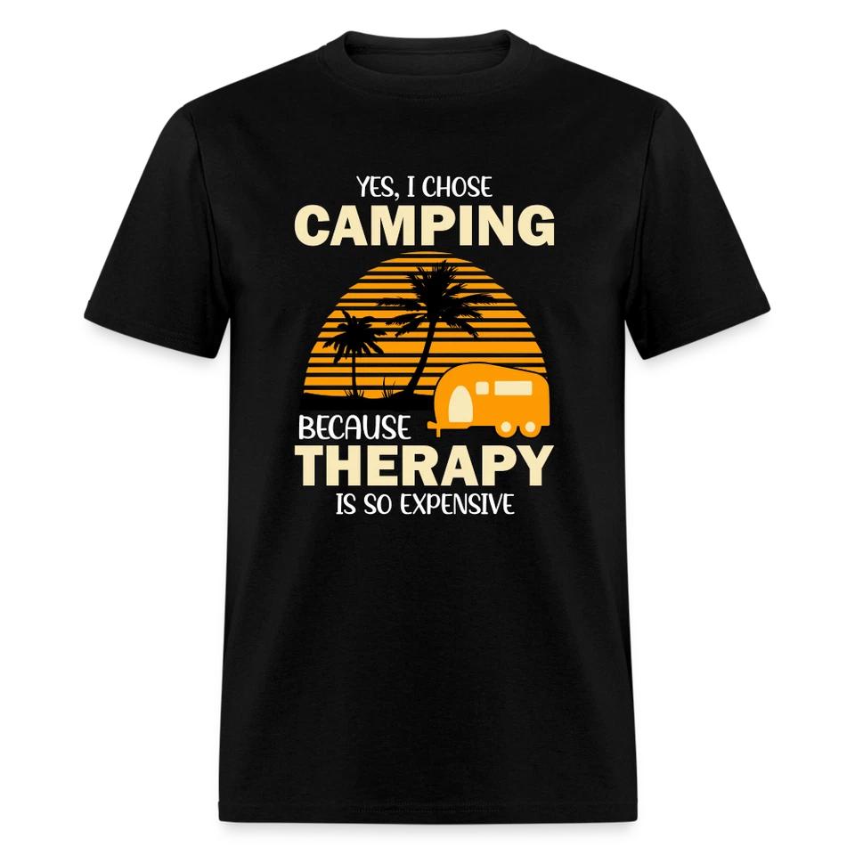 I Chose Camping Because Therapy is so Expensive T-Shirt S