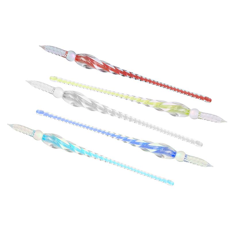 Glass Drip Fountain Pen Vintage Dip Dipping Pen Filling Ink Painting Supplies