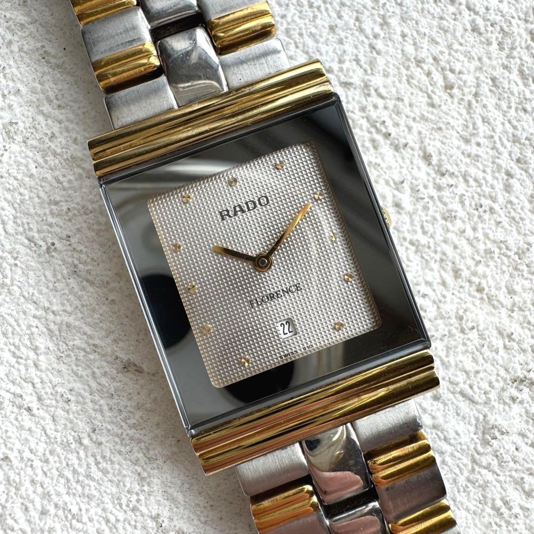 Used RADO Florence 118.3681.2 Guilloche Men s Watch