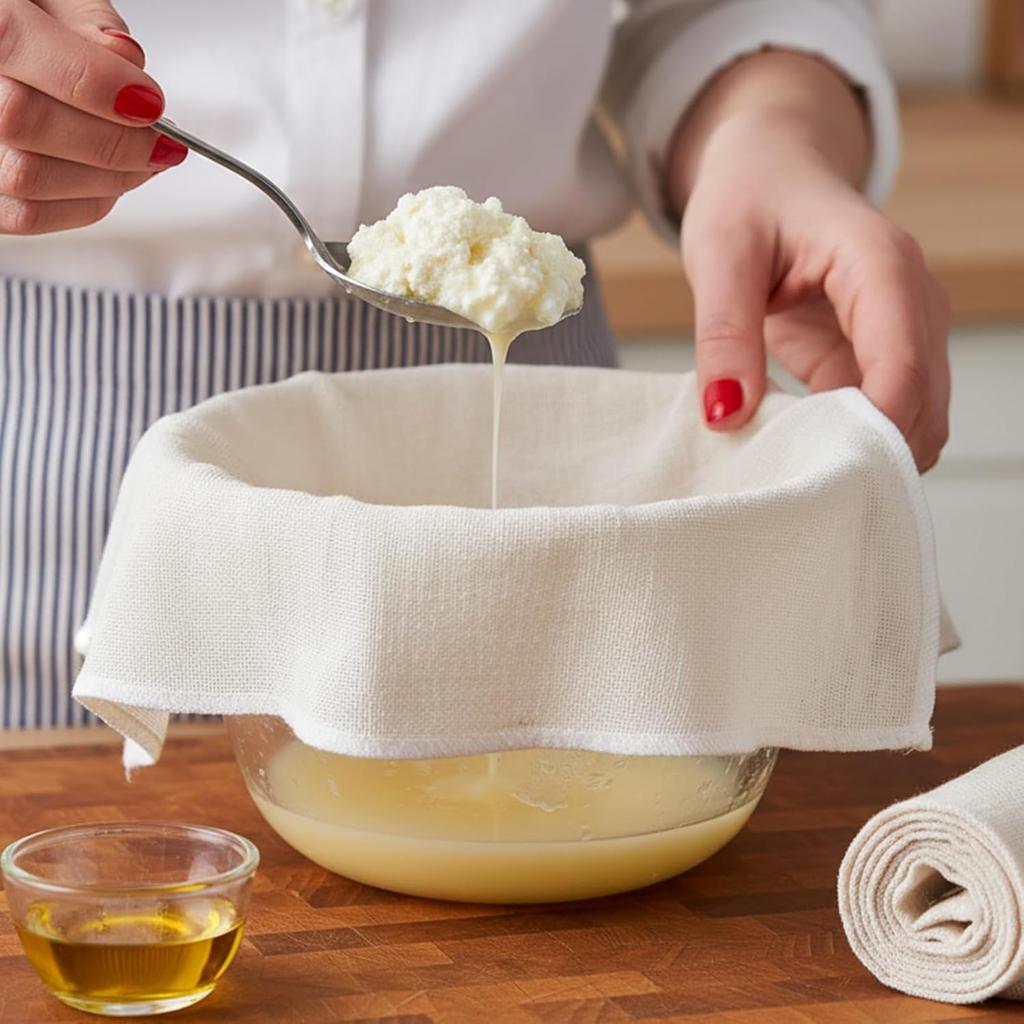 5PCS Cheese Cloths, 20x20 Inch Reble Cheesecloth for Straining, Unbleached Cotton Fine Mesh Muslin Cloth, Precut Muslin Cheesecloth for Cooking,