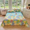 Active Print Pure Cotton Bed Sheets - Simple Style for Dormitory, Home, Single & Double Beds