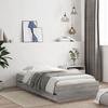 VidaXL Bed Frames and Drawers, Single Bed with Slat Base, Adult Bed, Bedroom Furniture, Modern, Sonoma Grey 3207334
