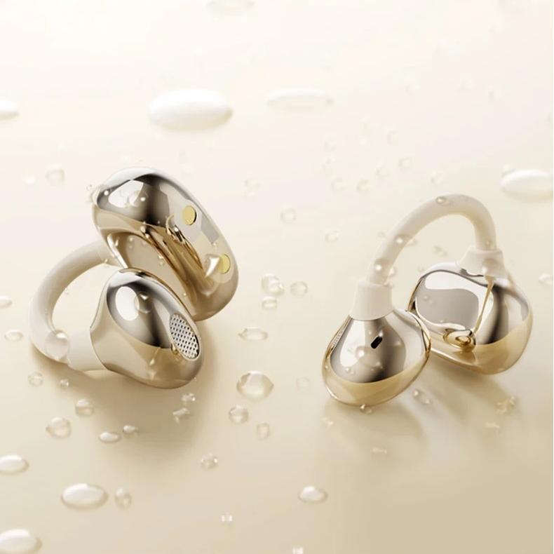 Orijinal Lenovo RS115 Spor Kulaklıkları OWS Kablosuz Bluetooth 6.0 Kulak Klipsli Kulaklıklar Oyun Kulaklığı 25 Saat Süre HD Çağrı Müzik Kulaklığı