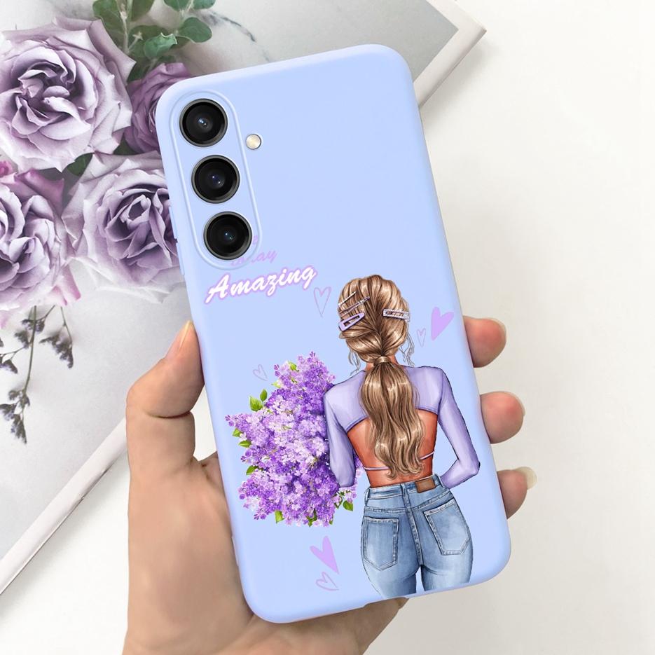 For Samsung Galaxy A55 Case A15 A25 A35 5G Stylish Candy Painted Cover Soft TPU Phone Case For Samsung A15 Galaxy A25 2023 Shell