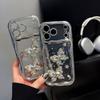 Wave edge rhinestone butterfly mobile phone case, suitable for Apple 11Pro protective case, transparent glitter iPhone11Pro