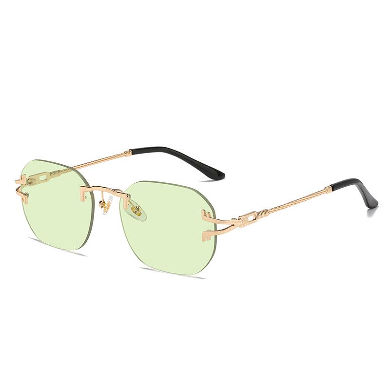 Frameless Sunglasses, Personalized Trimmed Ocean-Colored Glasses, Praise Multi-Color Colorful Sunglasses For Women