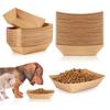 50PCS Food Boat Paper Food Tray Kraft Paper French Fries Tray  Party Picnic Wedding