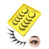 Manga Wet Tip Little Devil False Eyelashes - Black Stem, Dense Strip for a Natural, Photogenic Look