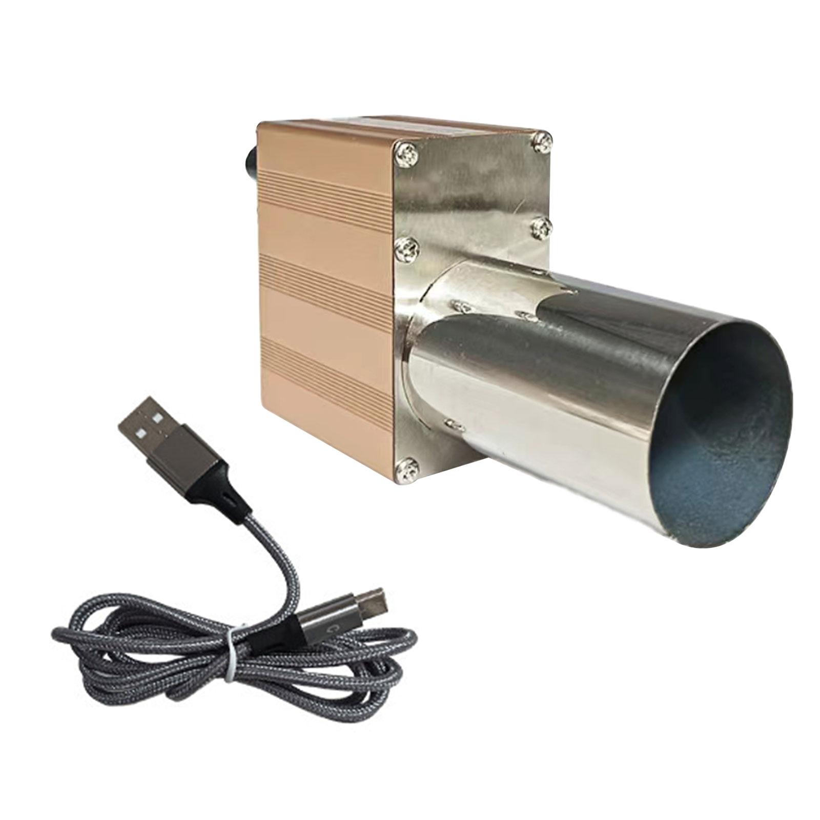 

Барбекю Воздуходувка Портативная Ручная Электрическая Вентилятор для Приготовления Барбекю Воздуходувка Инструмент Меха для Раздувания Огня для Кемпинга на Открытом Воздухе A золотой