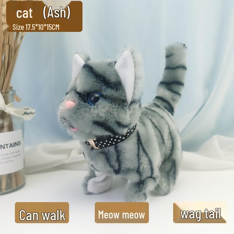Plush Electric Walking & Barking Teddy Dog Simulation Toy for Children