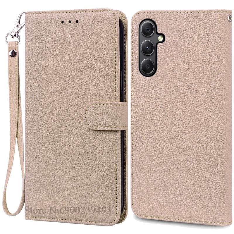 Für Samsung Galaxy M35 Hülle Leder Brieftasche Flip Handyhülle Für Samsung M35 5G Hülle Coque Fundas Für Samsung M35 SM-M356B Hülle