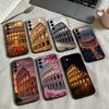 The Colosseum, Romes Phone Case For Samsung Galaxy A73,A72,A71,A70,A53,A52,A51,Soft Silicone Black Cover