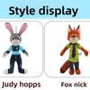 Zootopia Plush Toy Cute Judy Hopps Nick Wilde Stuffed Animal Soft Doll Kids Birthday Gift