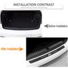 RSQ1 VW 2026 Hot 5Pcs Car Door Sill Plate Sticker Anti-scratch Strip Trunk Protection Decals For Volkswagen Rline T-Cross Arteon Mago