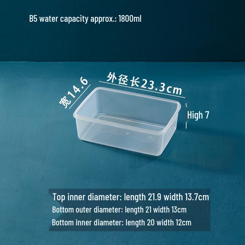 Transparent PP Food Storage Container