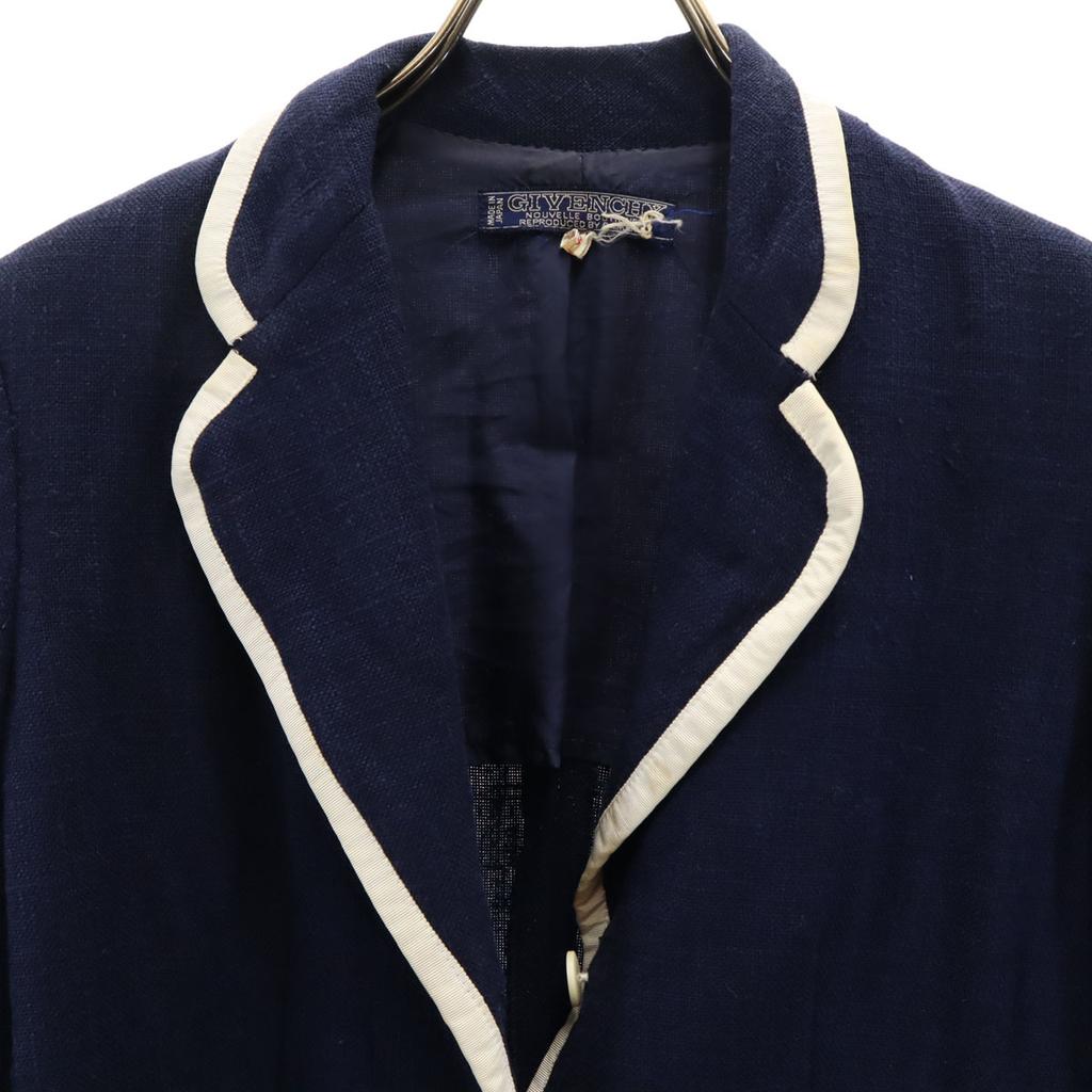 Givenchy 80s 90s Old Made In Japan Tailored Jacket 8 Blue Women Used