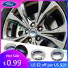 Car Sticker 4Pcs 65mm Car Styling Wheel Center Hub Cap Emblem Logo Hub Cap For Ford Fiesta Mondeo Fusion Explorer Escape Shelby