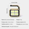 Portable Handheld Flashlight Solar Charger High-power Emergency Lighting Searchlight Waterproof Outdoor Maintenance Work Light