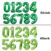 16 32 40 Inch Air Number Large Figures Foil Balloons Happy Birthday Wedding Party Decorations Baby Shower Globos