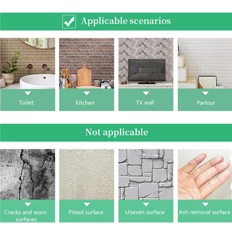 6 buc. 230 mm auto-adeziv 3D perete linie bordură bordura plinte impermeabile tapet autocolant pentru camera de zi decor acasă