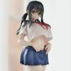 Illustration von der bemalten fertigen Figur Curtain-chan B-Galaxy, nicht maßstabsgetreues PVC und ABS