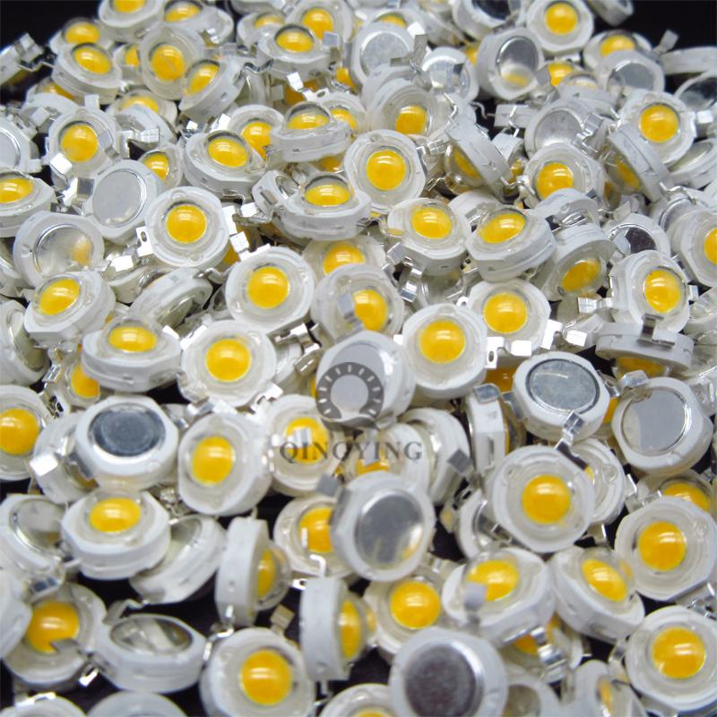 20-100pcs Best Quality Copper LED Epistar Chip 1W 3W High Power LED Diodes Red Green Blue Yellow Nature White Warm White Chip