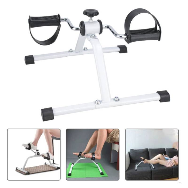 Portable Indoor Mini Exercise Bike With Resistance Knob For Home Office Fitness