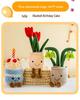 Creative Home Decor: Simulated Plants, Tulips, Succulents, Plush Dolls, Potted Flowers, Ornaments