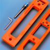 User Friendly Door Hinges Jig Set Portable Zinc Alloy Construction Convenient Accessory for Easy Installations Designs