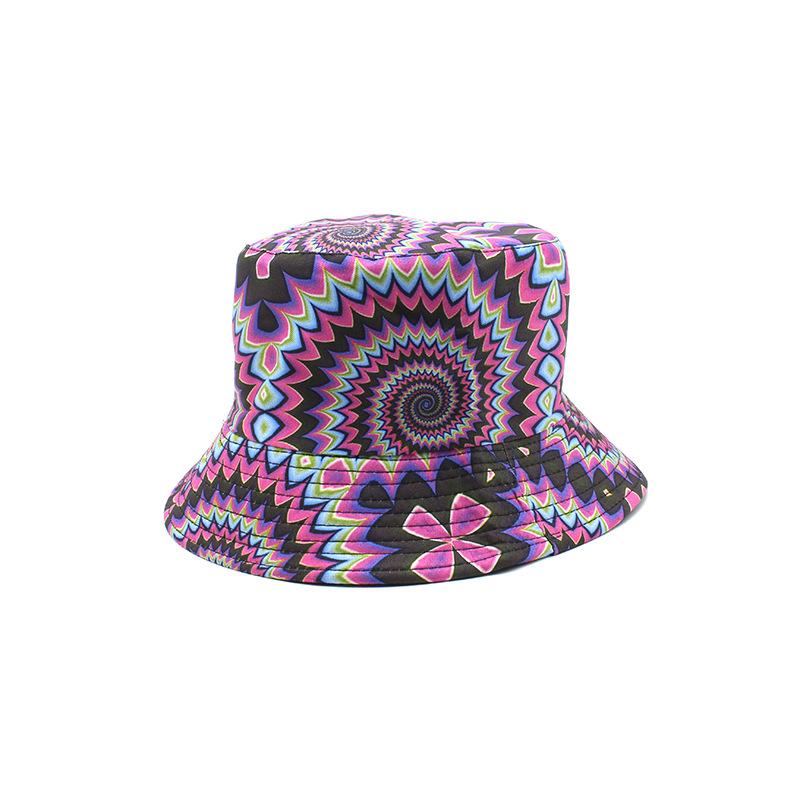 Vortex Tie-Dye Hat Men And Women Street Outdoor Casual Visor Couple Bucket Hat