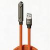 3-in-1 240W USB-A/Type-C 2.1A 6A Fast Charging Data Cable with Mobile Phone Holder for iPhone 15/17 Tablet & Gaming